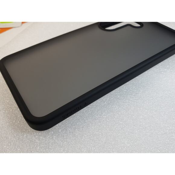TORRAS Case for Samsung Galaxy S25 Plus. Frosted Matte Black. Button Replacement - Picture 10 of 11
